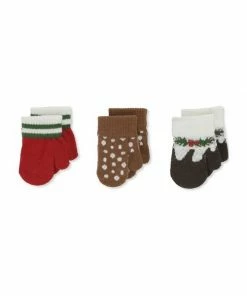 Konges Slojd : Christmas 3 Pack Mittens - Christmas