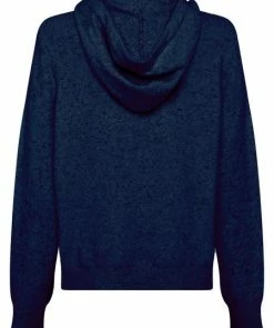Great Plains Franky Knit Hoodie Jumper Navy