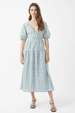 Great Plains Zinnia Cotton Wrap Midi Dress 4 Great Plains Zinnia Cotton Wrap Midi Dress