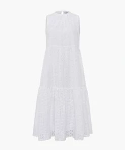 Great Plains Summer Broderie Dress In White 7 Great Plains Summer Broderie Dress In White
