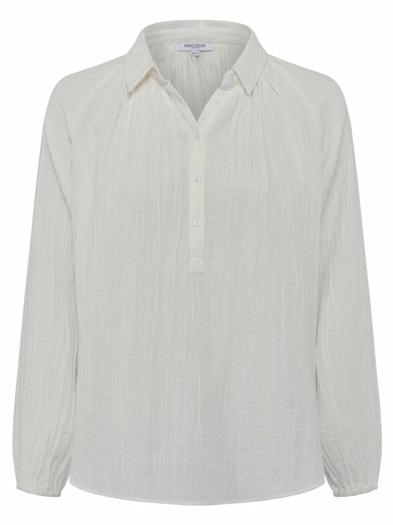 Great Plains Summer Texture Blouse In Milk 7 Great Plains Summer Texture Blouse In Milk