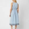 Great Plains Oxford Embroidered Sleevless Dress - Chambray Blue