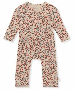 Konges Slojd Newborn Onesie - Poppy