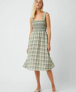 Great Plains Summer Check Dress In Black & Cream 15 Great Plains Summer Check Dress In Black & Cream