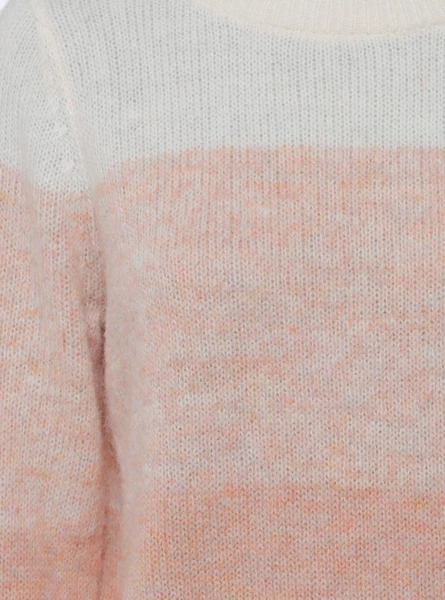 Great Plains Ombre Knit Crew Jumper Pink 6 Great Plains Ombre Knit Crew Jumper Pink