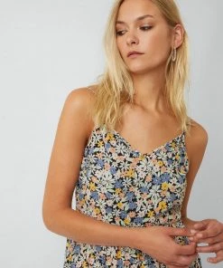 Great Plains Fiji Bloom Dress In Tidal Blue Multi