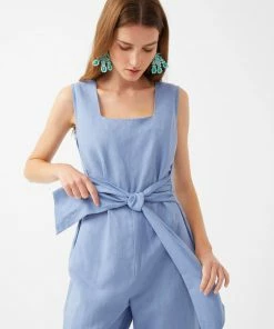 Great Plains Milos Jumpsuit In Riviera Blue