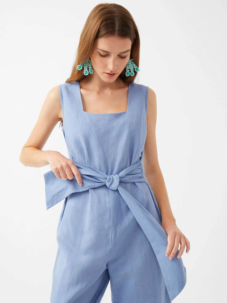 Great Plains Milos Jumpsuit In Riviera Blue 3 Great Plains Milos Jumpsuit In Riviera Blue