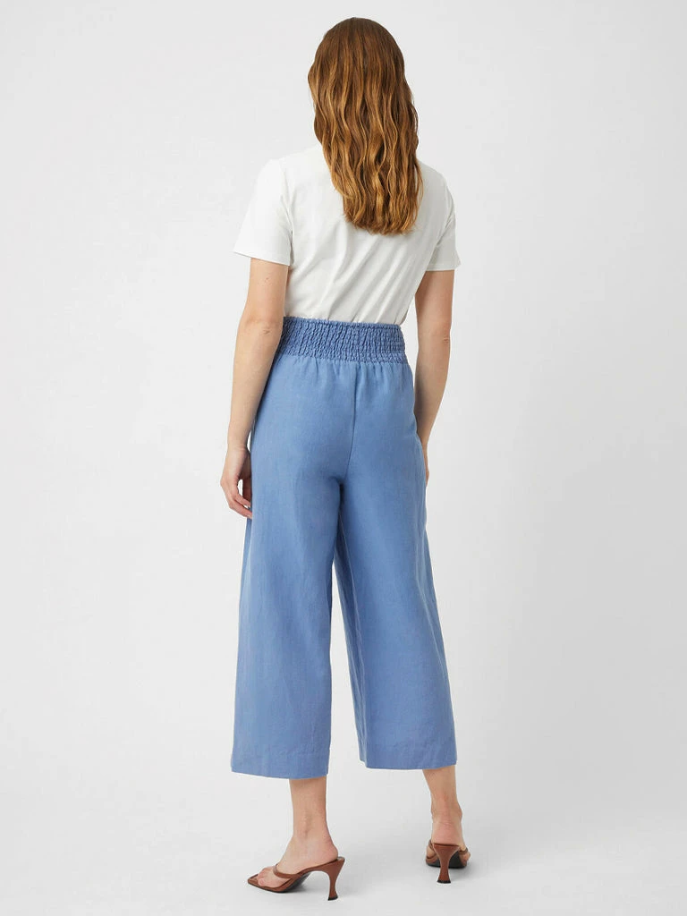 Great Plains Milos Cropped Trousers In Riviera Blue 3 Great Plains Milos Cropped Trousers In Riviera Blue