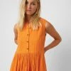 Great Plains Summer Midi Dress In Seville Orange 2 Great Plains Summer Midi Dress In Seville Orange