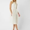 Great Plains Summer Midi Dress In Milk 2 Great Plains Summer Midi Dress In Milk