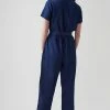 Great Plains Chambray Button Front Jumpsuit Denim 1 Great Plains Chambray Button Front Jumpsuit Denim