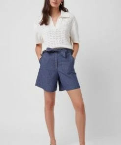 Great Plains Summer Chambray Belted Shorts