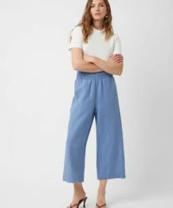 Great Plains Milos Cropped Trouser - Riviera Blue