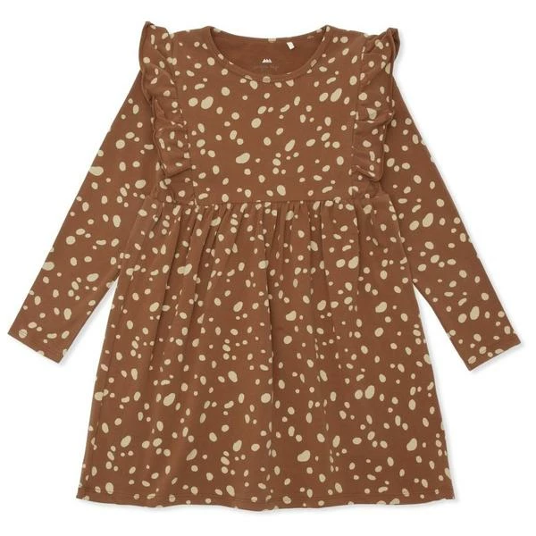 Konges Slojd Christmas Dress Deer Brown 3 Konges Slojd Christmas Dress Deer Brown