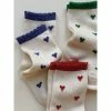 Konges Slojd : 3-pack Heart Socks - Summer Sand Hearts