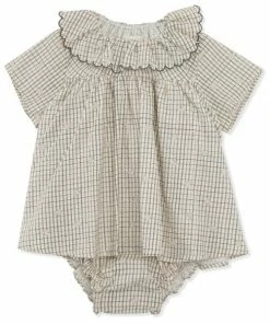 Konges Slojd Bitsy Romper - Three Leaf Check