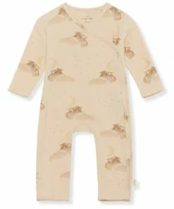 Konges Slojd Newborn Onesie - Rainbow Kitty