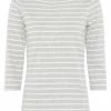 Great Plains Essential Jersey Top Grey/ Milk Stripe Organic Cotton