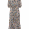 Great Plains Fiji Bloom V Neck Midi Dress 1 Great Plains Fiji Bloom V Neck Midi Dress