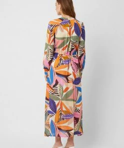 Great Plains Summer Leaves Midi Dress