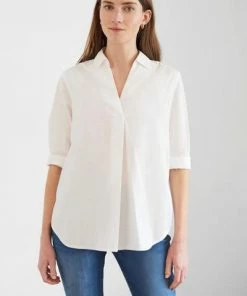 Great Plains Weekend Shirt Organic Pop Over Shirt 3 4 Sleeve