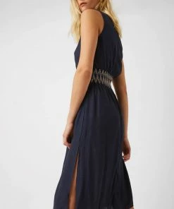 Great Plains Samiya Smock Dress In Dark Navy