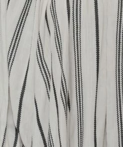 Great Plains Fem Stripe Blouse In Milk And Black