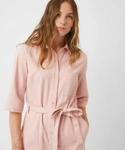 Great Plains Utility Jumpsuit In Soft Pink