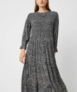 Great Plains Ivy Fleur Black Milk Smock Dress