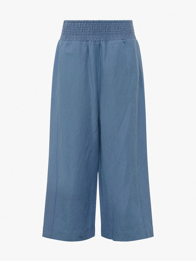 Great Plains Milos Cropped Trousers In Riviera Blue 5 Great Plains Milos Cropped Trousers In Riviera Blue
