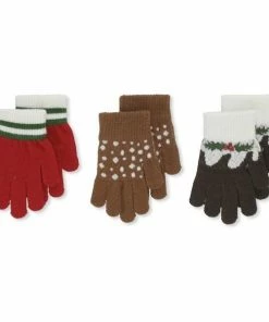Konges Slojd Christmas 3 Pack Gloves Christmas