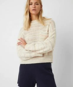 Great Plains Summer Soft Jumper In Cream Multi